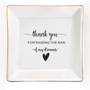 Mother of the Groom Ceramic Trinket Jewelry Plate